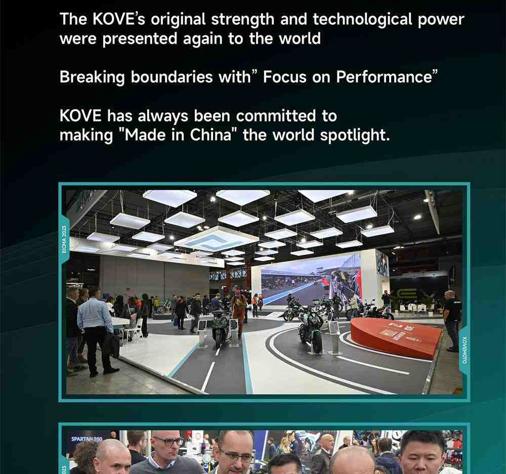 4 KOVE NEW MODELS WERE SHOWN AT EICMA 2023