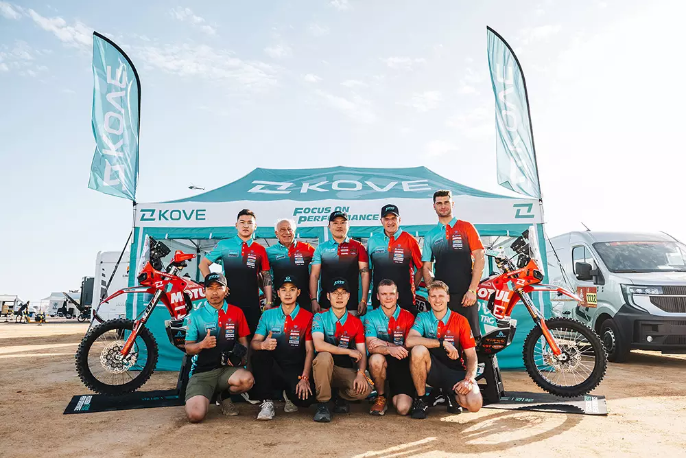 KOVE Rally Team Group at 2026 Dakar Rally