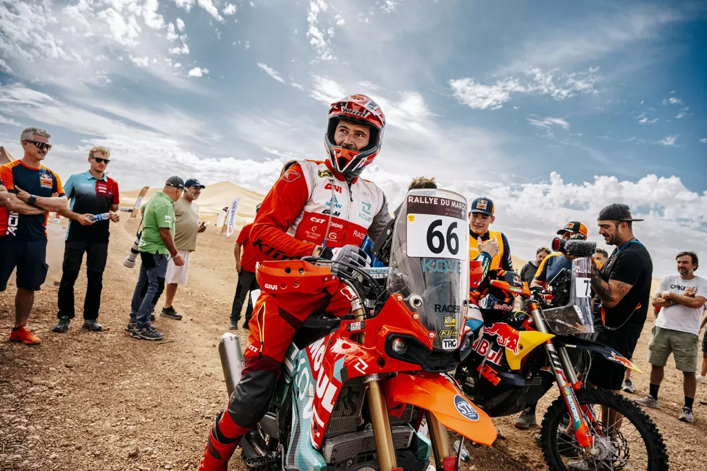 KOVE Rally Factory Team rider at Rallye du Maroc